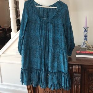 Like new Rebecca Taylor snake print dress. Sz 6.